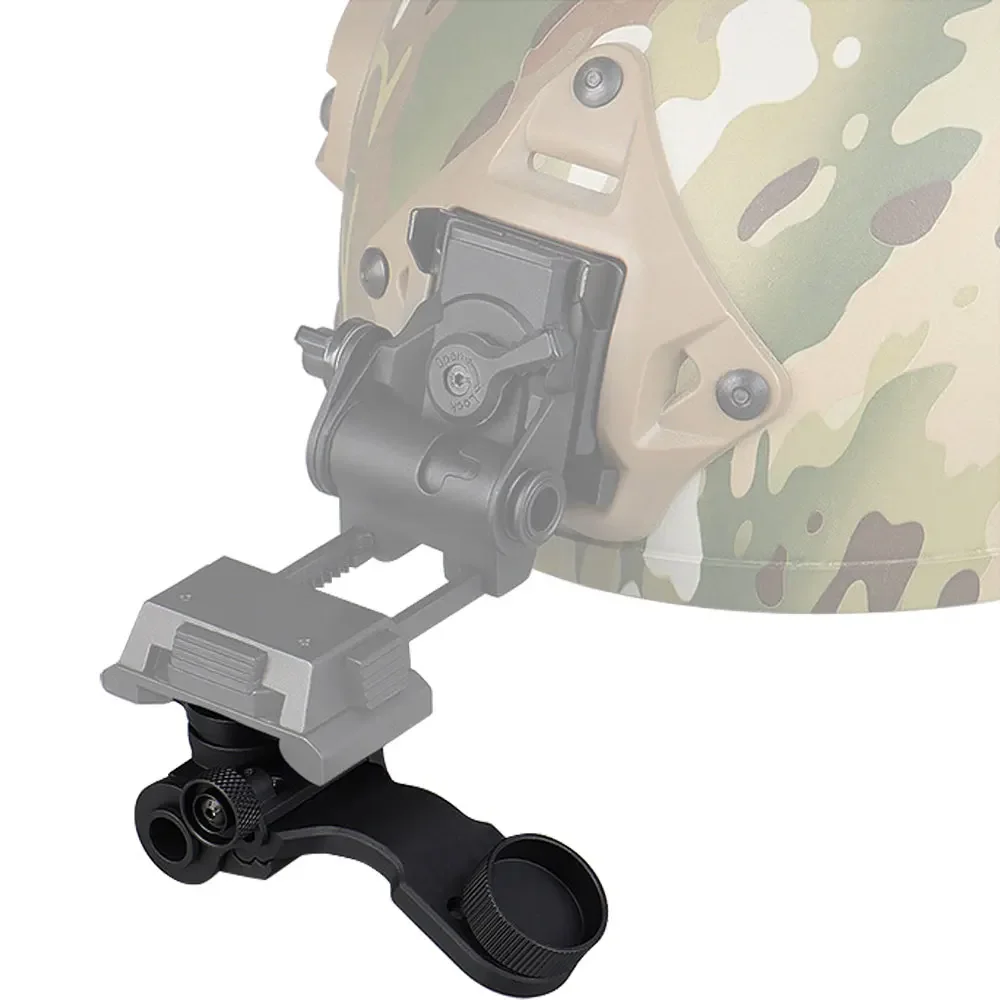 SOTAC Tactical Metal J Arm NVG Mount Helmet Bracket Adapter PVS-14 Standard Night-vision Goggles fit L4G24 Dovetail PVS 14 Acces