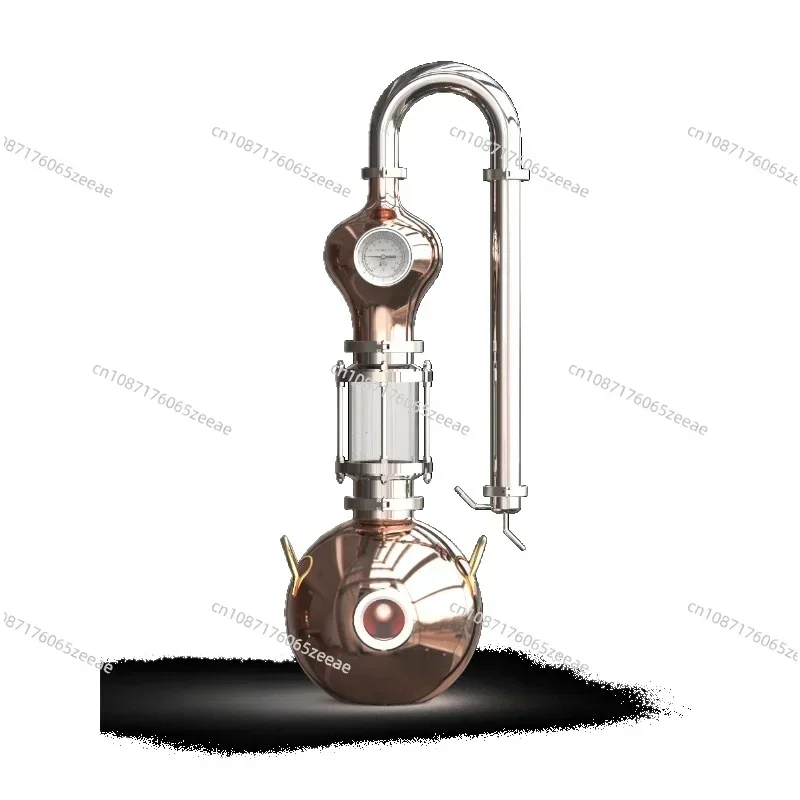 Suitable for Gourd Copper Household Hydrosol Essential Oil Machine Pure Copper Distiller Baijiu Foreign Wine Whiskey Brewing