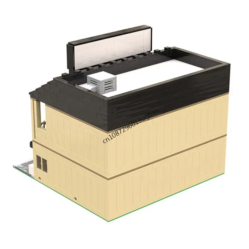 Nowy zestaw klocków 2258 elementów, popularny model motelu w stylu miejskim, modułowy, do samodzielnego montażu, kreatywne pomysły, zabawki dla dzieci, prezenty urodzinowe.