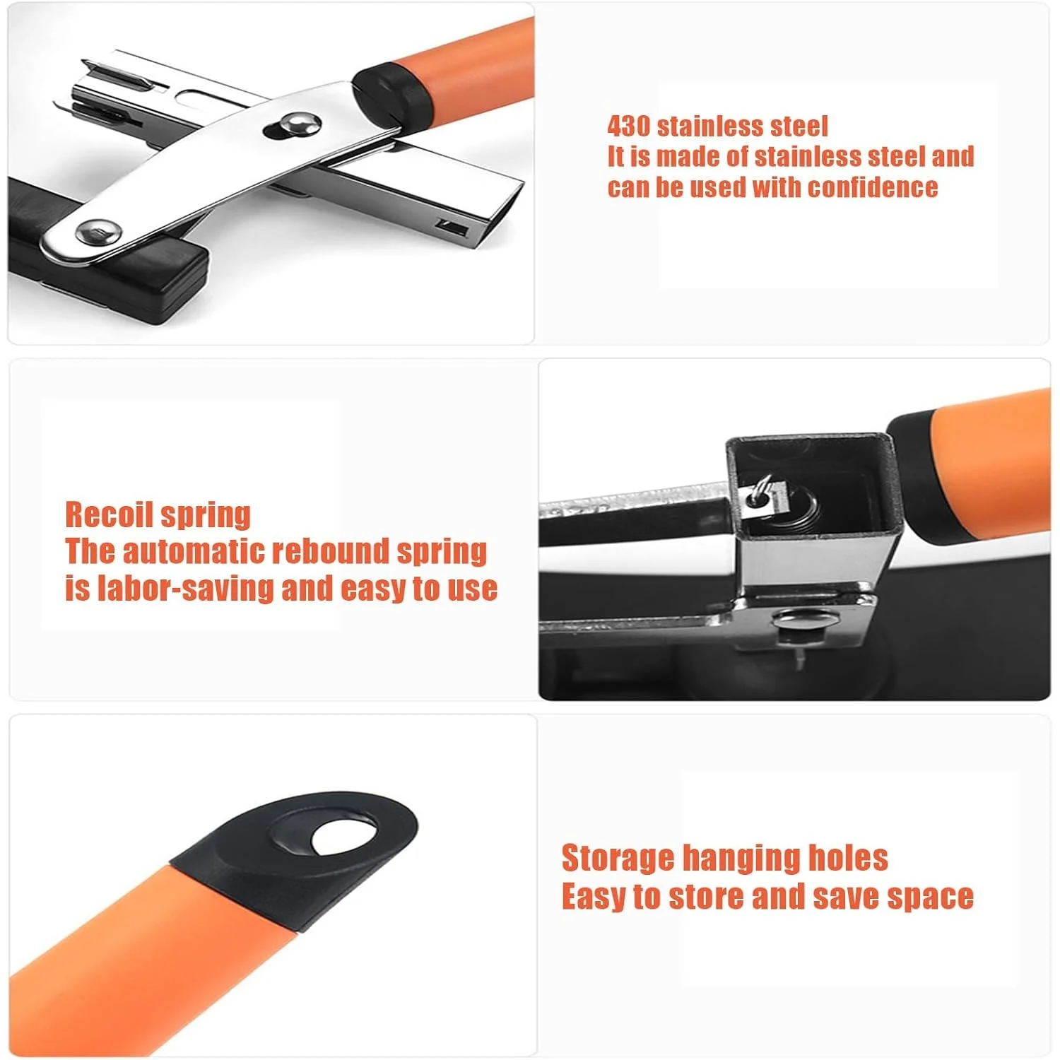 أداة تكسير الجوز - فتاحة كستناء فولاذية، مقشر يدوي مدمج، متين وسهل الإزالة من الفولاذ المقاوم للصدأ #4