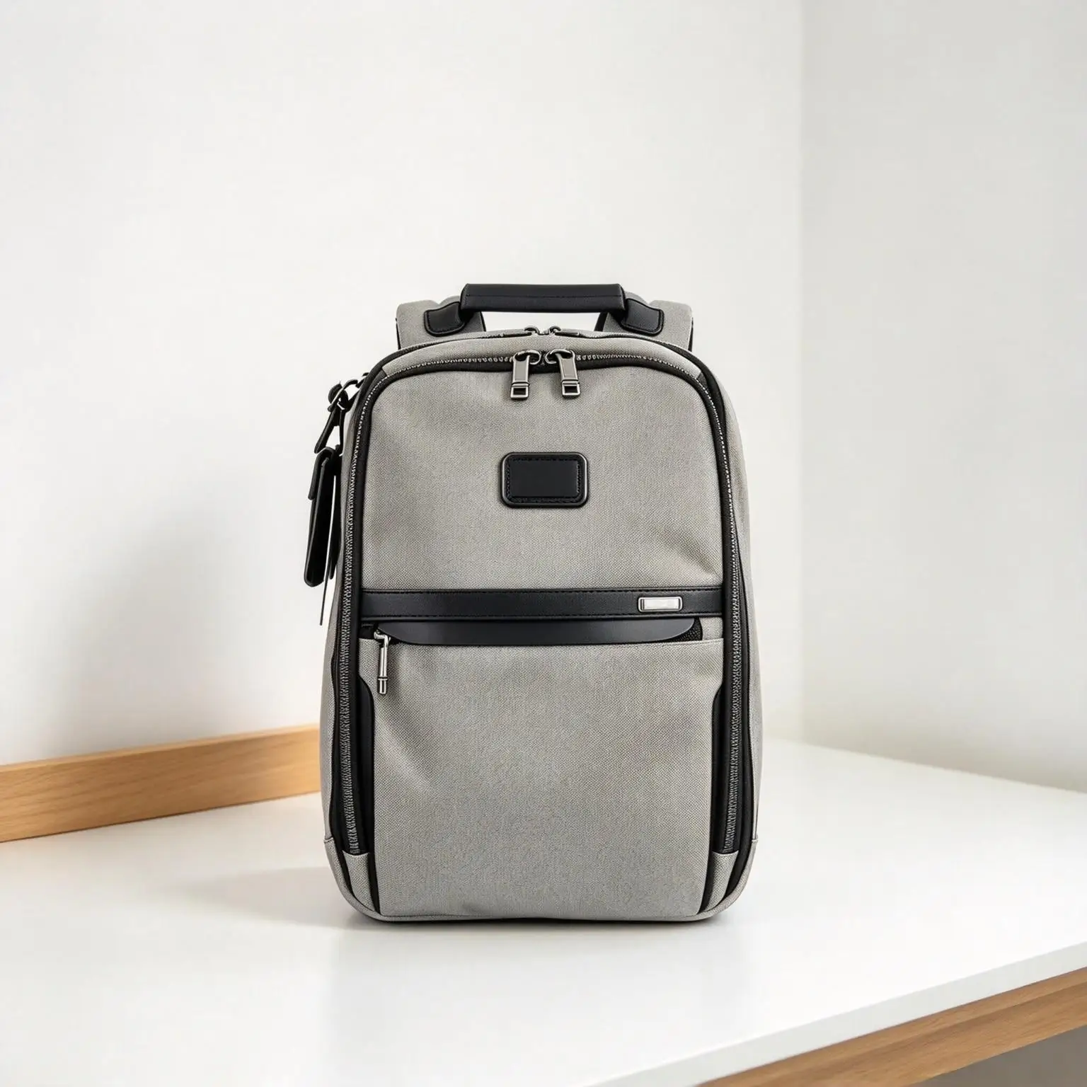 Men's Simple Nylon Rucksack, Casual School Backpack for Business, Study & Travel
