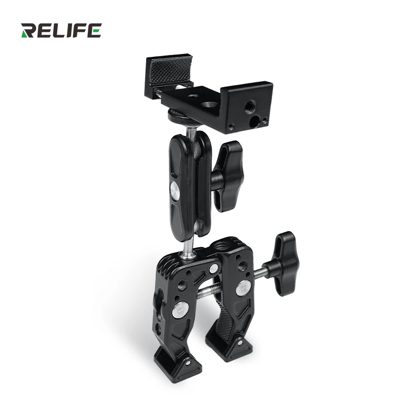 RELIFE TO2 Multi-Directional Clamp Multi-functional Adjustment Aluminum Alloy Material Mobile Phone Repair Clamp