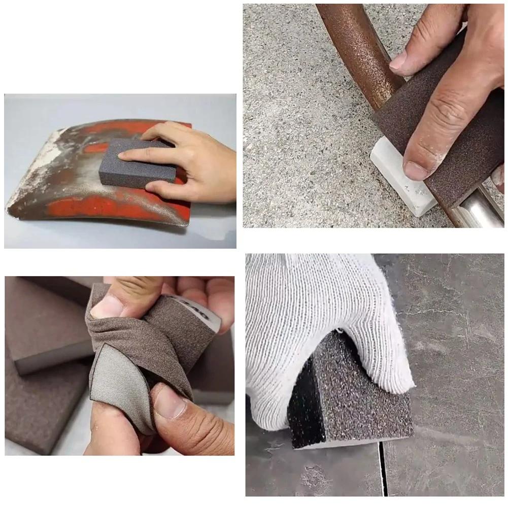 

1 шт., губка, шлифовальный блок, зернистость 36-220, шлифовальная губка для стен, песчаный блок, наждачная бумага, полированный шлифовальный диск, полировальная подушечка, абразивный инструмент