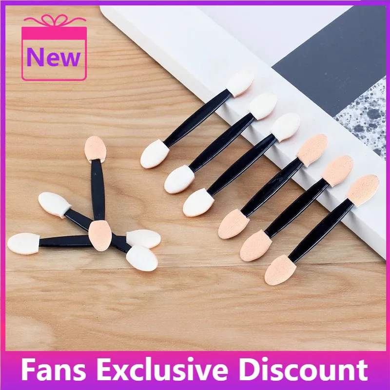 Hot Koop Dubbelzijdig Oogschaduw Applicator Cosmetische Poeder Borstel Oogschaduw Borstels Wegwerp Spons Stok Vrouwen Make-Up Tool