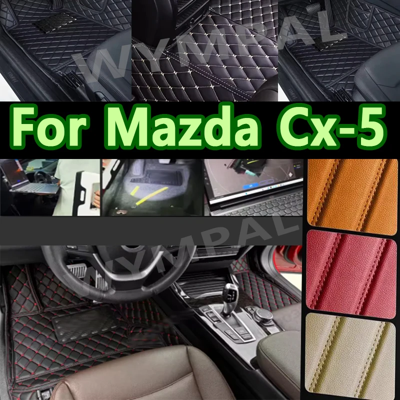 

Luxury Carpets For Mazda CX-5 CX5 CX 5 MK2 2024 2023 2022 2021 2020 2019-2017 Car Floor Mats Interior Parts Waterproof Cover