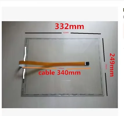 SCN-A5-FLT15.1-Z01-0H1-R ELO15 inch 5 kawat layar sentuh sentuh panel layar sentuh mesin Industri peralatan Medis