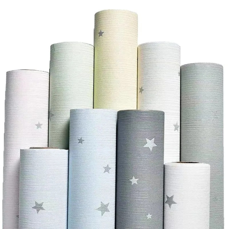 New Eco-Friendly Wallpaper Self-Adhesive Thickened Waterproof  Moisture-Resistant Wall Coverings for Home Bedrooms Dorm Rooms