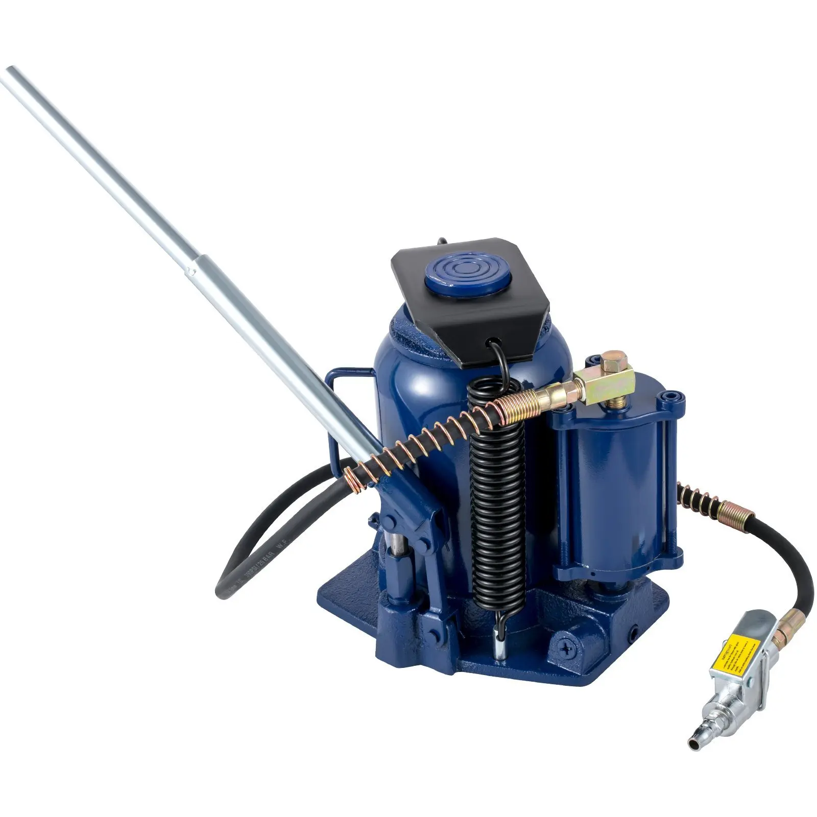 

Dual Operation 32 Ton/70550lbs Pneumatic Hydraulic Bottle Jack Air Hydraulic Bottle Jack High Lift Bottle Jack Pneumatic/Manual