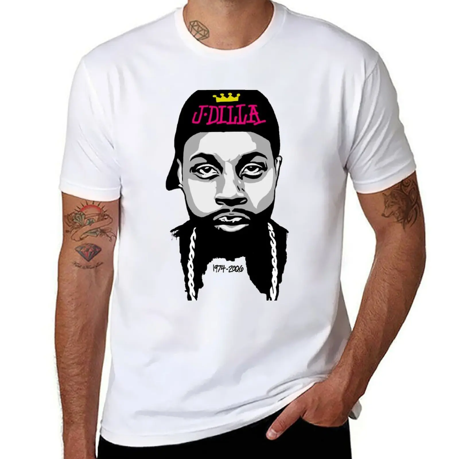 

J Dilla Tribute T-Shirt essential t shirt man t shirt heavy cotton T-Shirt