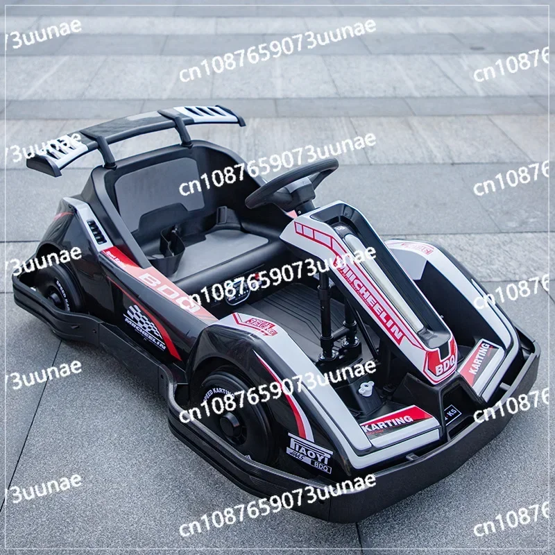 Children\'s Electric Car Kart Can Seat Adults, Boys, Babies and Children with Remote Control Rechargeable Bumper Car Toy Car