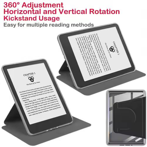 Acrylic Magnetic Bracket Case for Kindle Paperwhite Colorsoft 2024 2022 2021 10th 11th 12th Generation 6 6.8 7 Inch Cover Pouch - Image 4