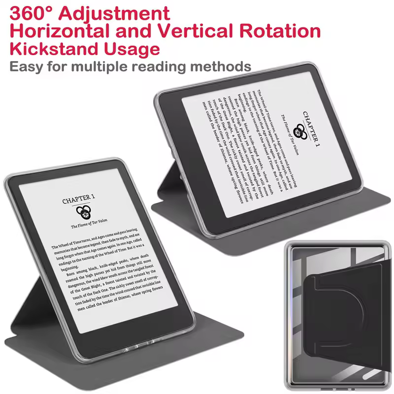 Acrylic Magnetic Bracket Case for Kindle Paperwhite Colorsoft 2024 2022 2021 10th 11th 12th Generation 6 6.8 7 Inch Cover Pouch - Image 4