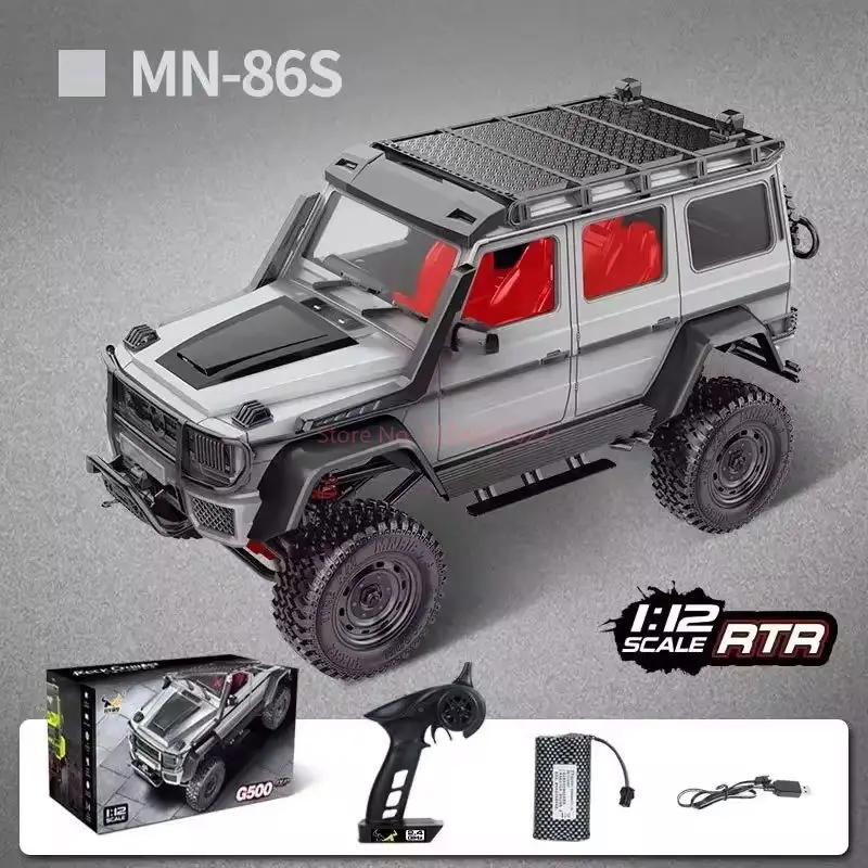 4wd Remote Control Buggy Electric Climbing Vehicle Mn86 Full Scale Simulation Off-Road Rc Car Male Toys Children'S Birthday Gift