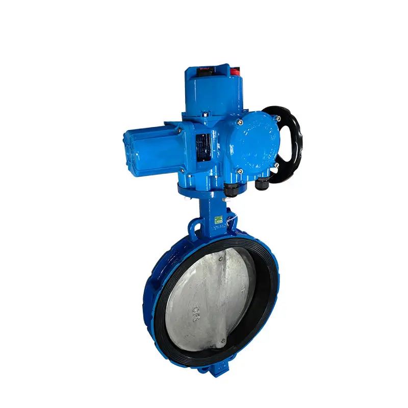 butterfly valve actuator 06102024 electric butterfly valve Dn300 Pn25 clip turbine PTFE butterfly valve