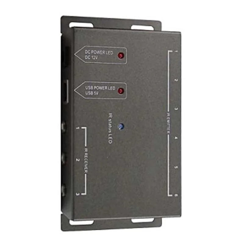 

Highly Recommended-IR Infrared Remote Control Repeater Extender Kit 6 Emitters With 1 Receiver IR System EU Plug Smart Appliance