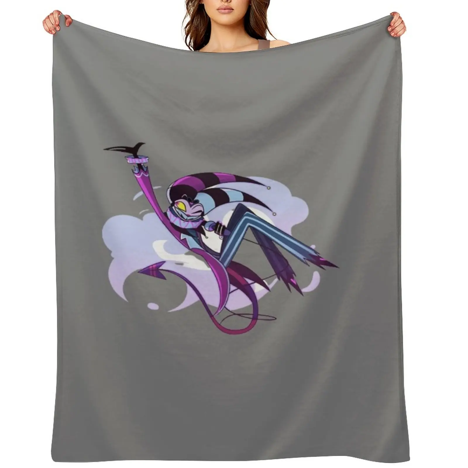 

Helluva Boss - Fizzarolli Throw Blanket Thermal halloween Summer Beddings Designers Blankets