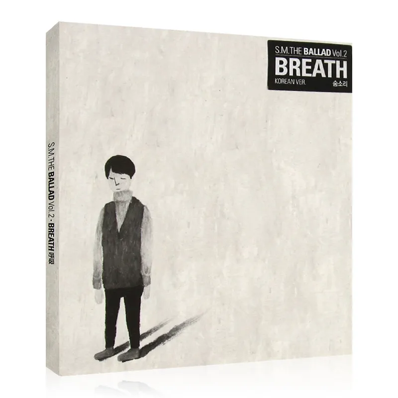 S.M. The Ballad BREATH Vol.2 Versão Coreana Álbum de Música Kpop CD