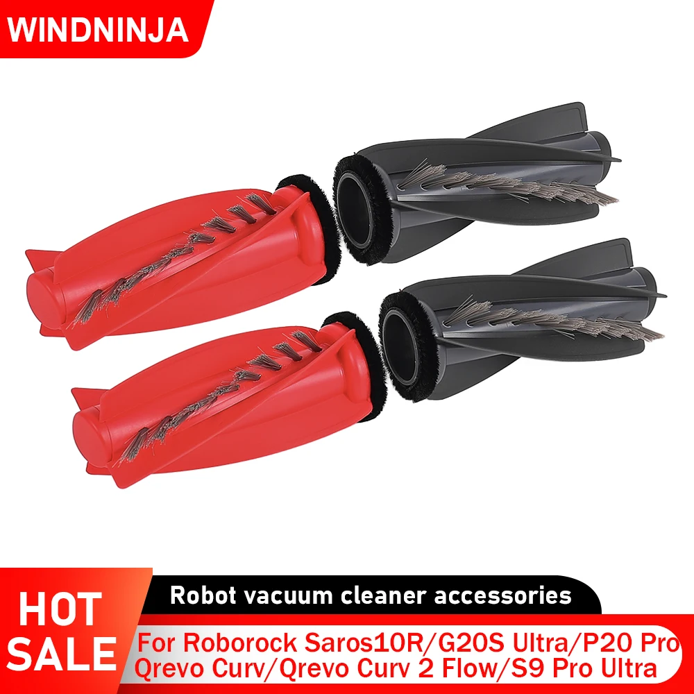 Hauptbürste für Roborock Qrevo Curv/Curv 2 Flow/EdgeT Saros10R S9 Pro Ultra S9 MaxV Slim P20Pro G30 G20S Ultra Staubsauger-Ersatzteil
