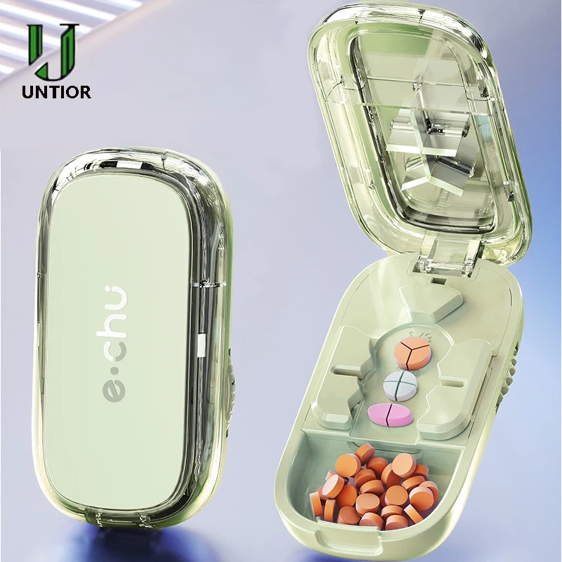 

Модернизированный резак для таблеток 3 в 1, точный разделитель нескольких таблеток, регулируемый с центрирующим устройством для планшетов, портативный, для путешествий и домашнего использования