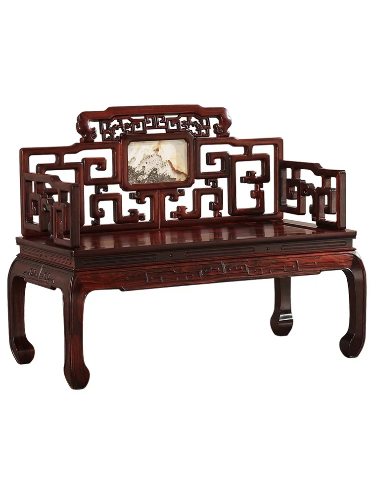 Mahogany furniture, double chair, East African sour wood su as a throne, Chinese arhat bed, Ming and Qing Zen antique sofa