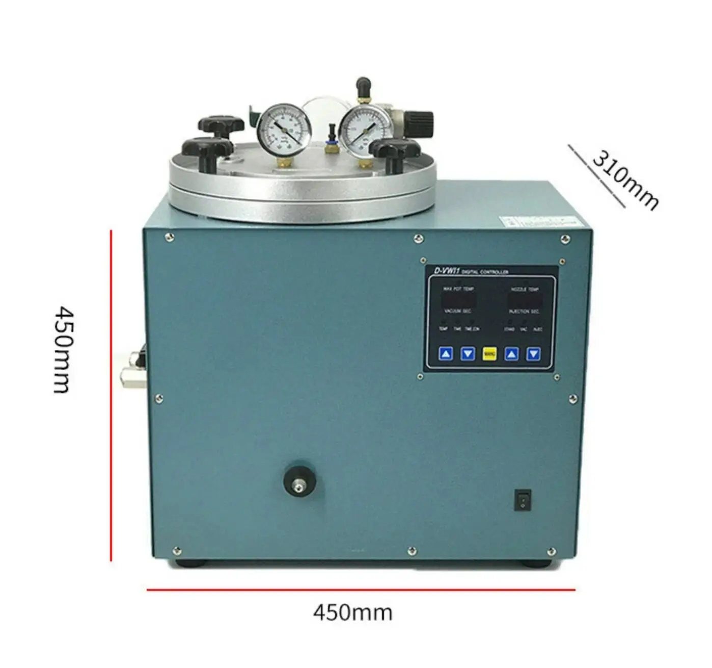 Precision Digital Display Vacuum Wax Injection Machine for Micro Embedding Wax Mould Casting Jewelry Tools Equipment