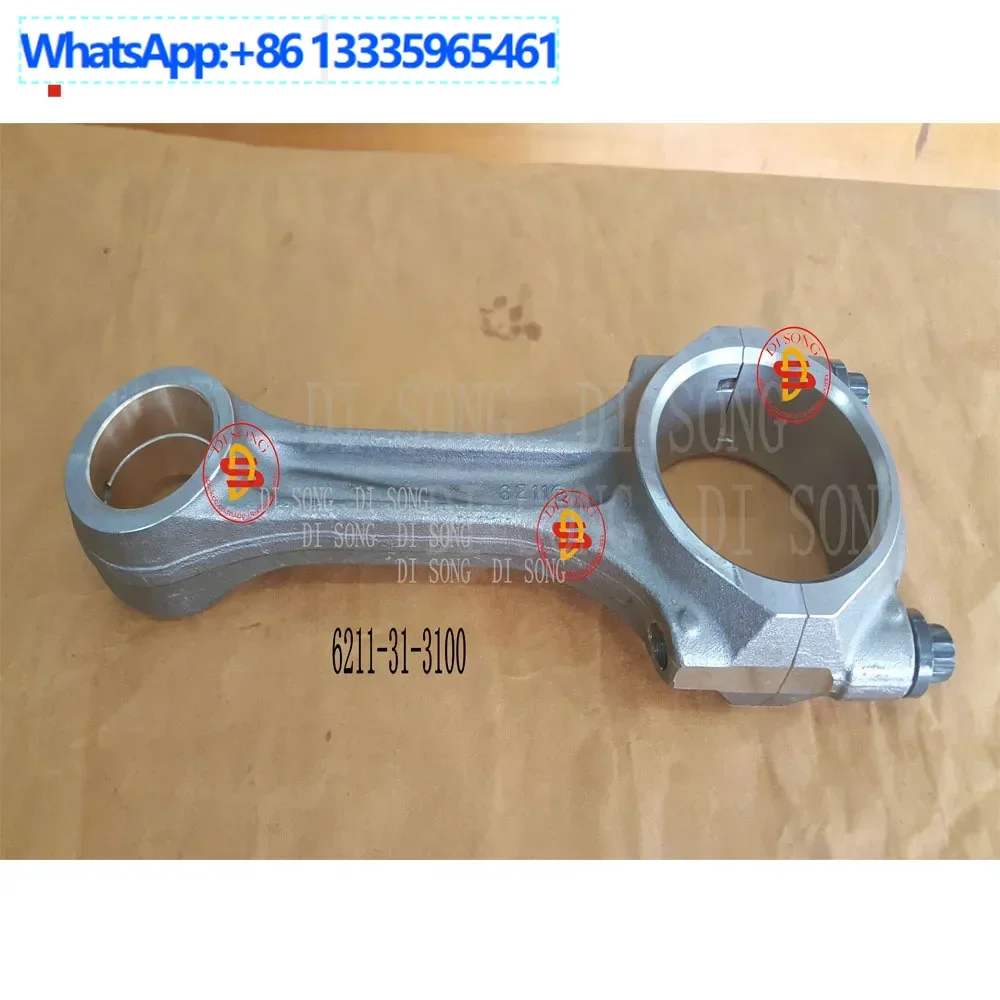 

Поставка деталей экскаватора 6211-31-3100 Шатун для двигателя S6D108