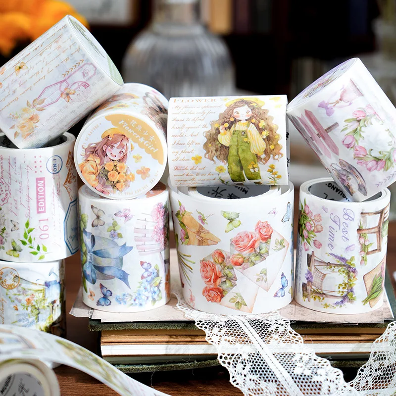 

1pcs/1lot Decorative Adhesive tapes The view from the street masking tapes Junk Journal Scrapbooking stikcers Japanese