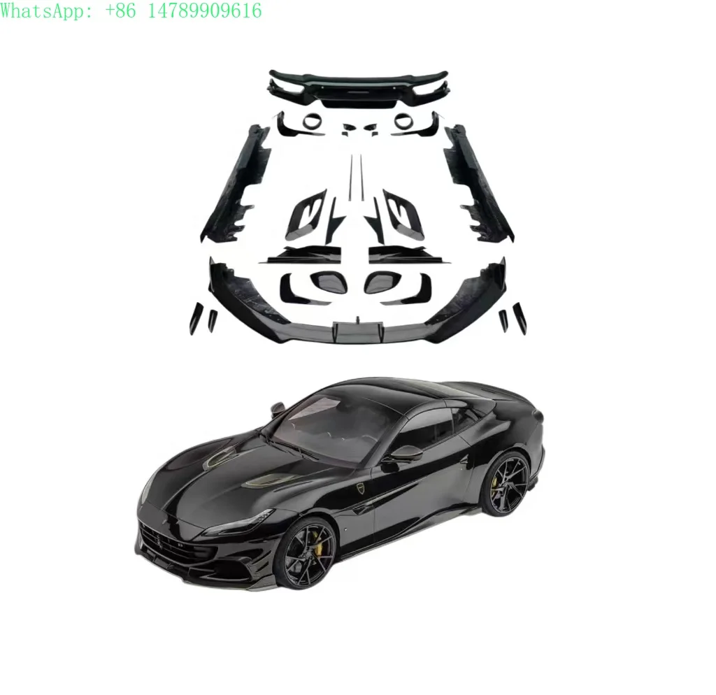 Extreme Makeover: Old To New Full CustomizationHigh Quality Dry Carbon Fiber Body Kit For  Portofino Upgrade MSY Style Au