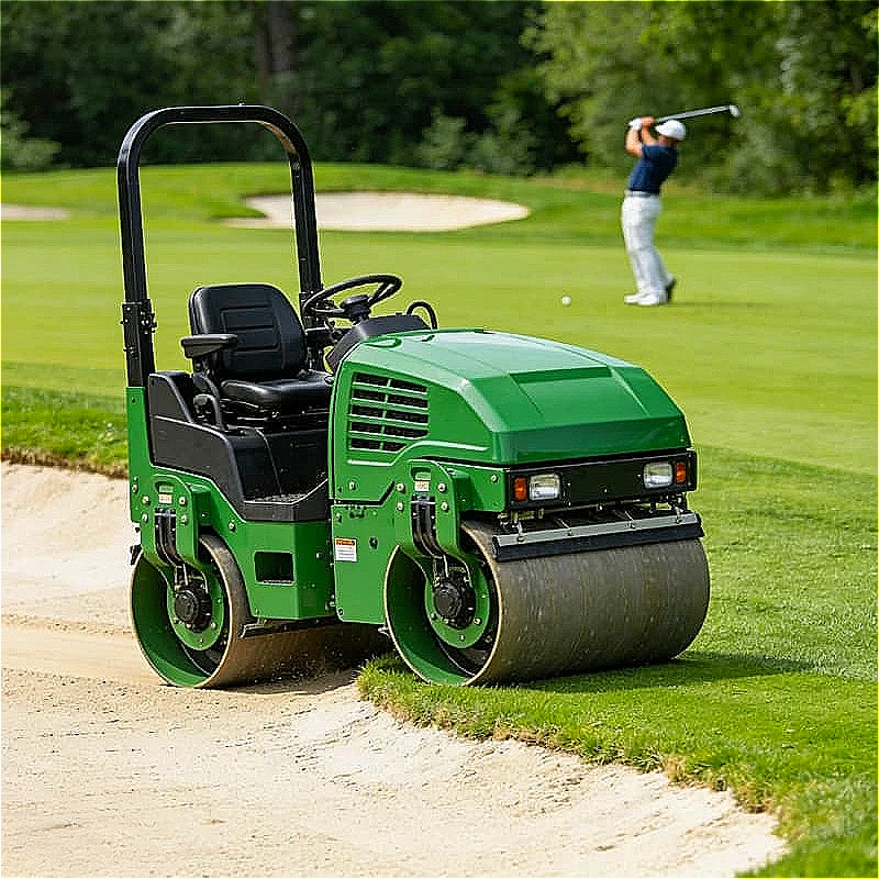 Double Drum Road Roller Smooth Wheel Compactor for Gravel Base Sand Soil Foundation Roadbed Compaction Site Customized Hot Sale