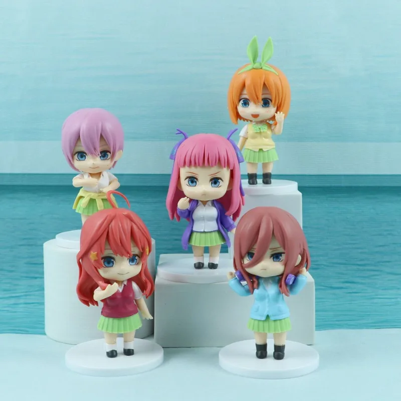 1pc random color PVC Action Figures The Quintessential Quintuplets Anime Nakano Ichika Nino Miku Yotsuba