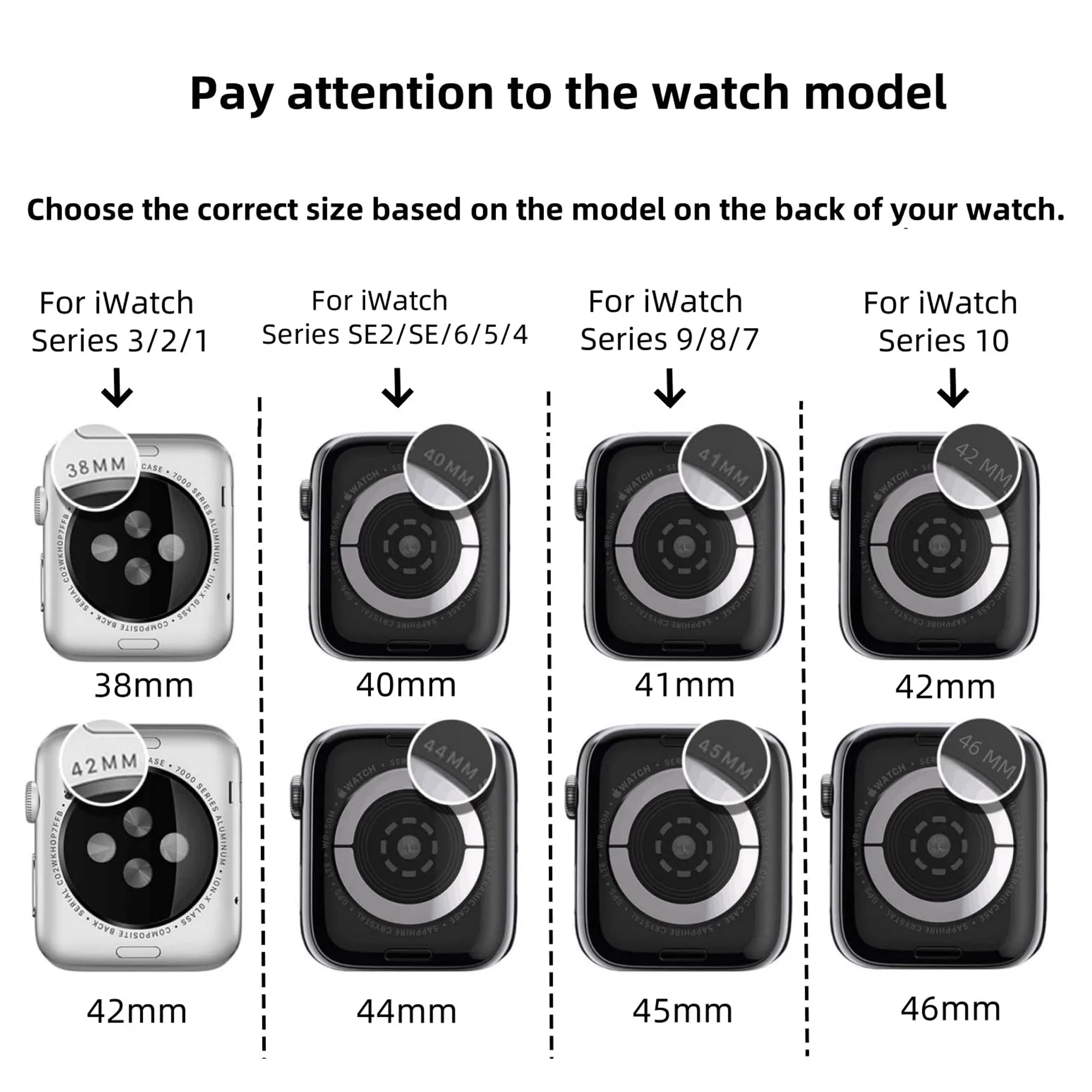 YAYUU 애플 워치 시리즈 10/9/8/7/6/5/4/3/2/1 SE/울트라 1 2 스마트 밴드 스트레치 나일론 스트랩 38-49mm