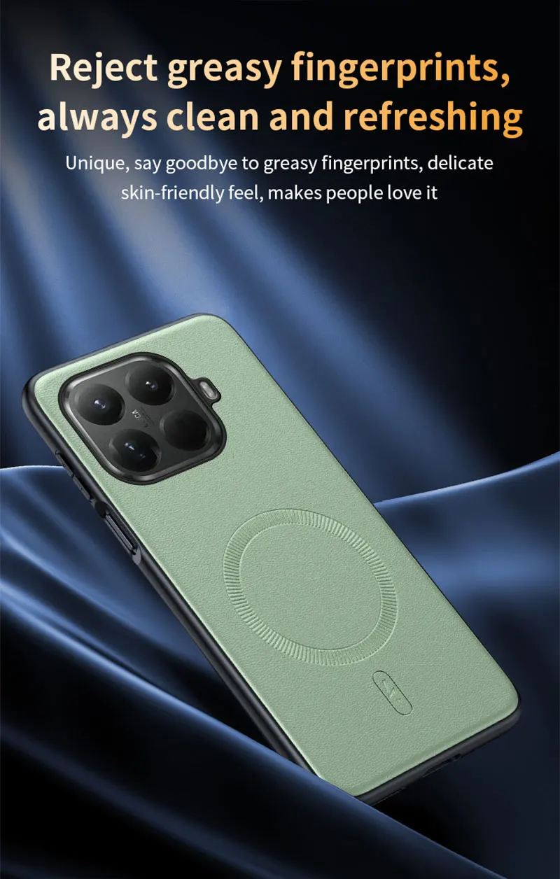 Für Xiaomi 15T Pro Hülle Magnetische Leder-Schutzhülle Für Xiaomi 15T Pro Anti-Fingerabdruck Rutschfest PC+TPU – Detail 17