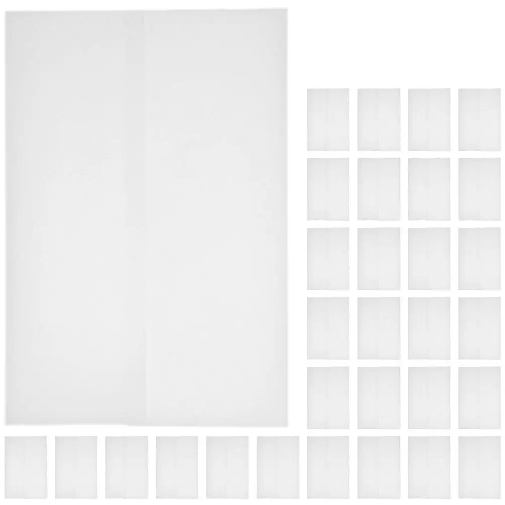 

50Pcs Transparent Pre-Folded Envelopes Stylish Wedding Invitation Covers Dustproof Protection for Parties Birthday Events