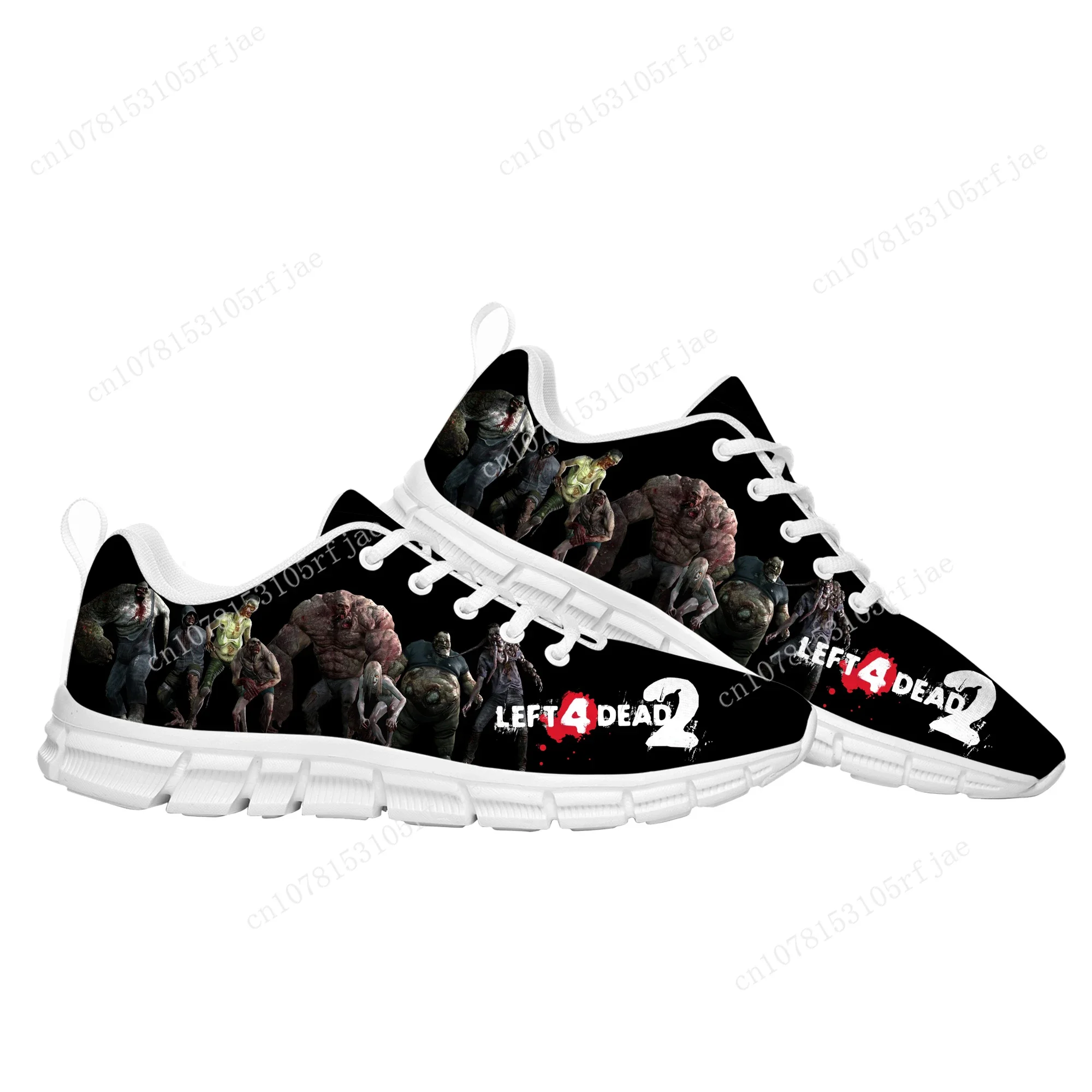 

Left 4 Dead 2 Sports Custom Shoes High Quality Cartoon Game Men Women Teenager Sneaker Fashion Tailor Made Couple Built Shoes