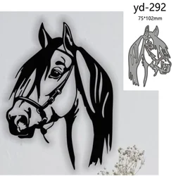 Metal Cutting Dies Cut Mold Animal horse Decoration Scrapbook Paper Craft Knife Mould Blade Punch Stencils