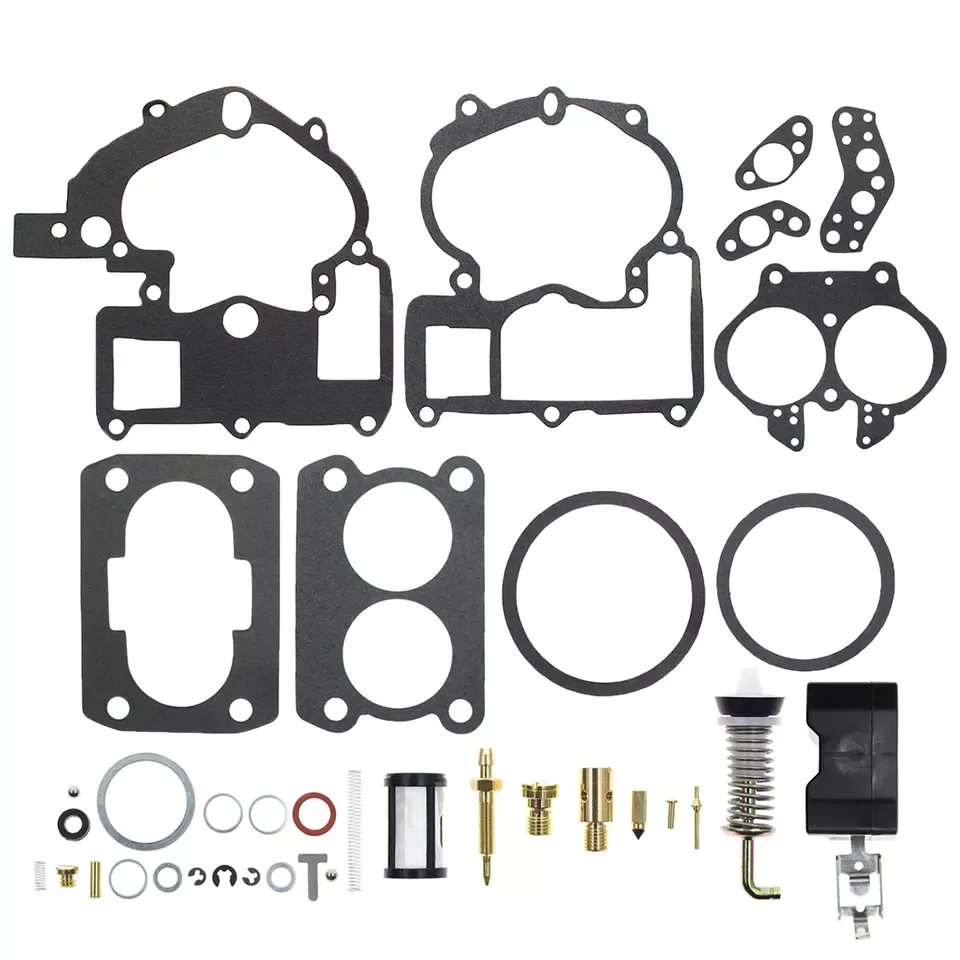 

SSTT New Carb Rebuild Kit for 3302-804844002 2.5 3.0 3.7 4.3 L Marine 2 Barrel Outboard Engine Fuel Type