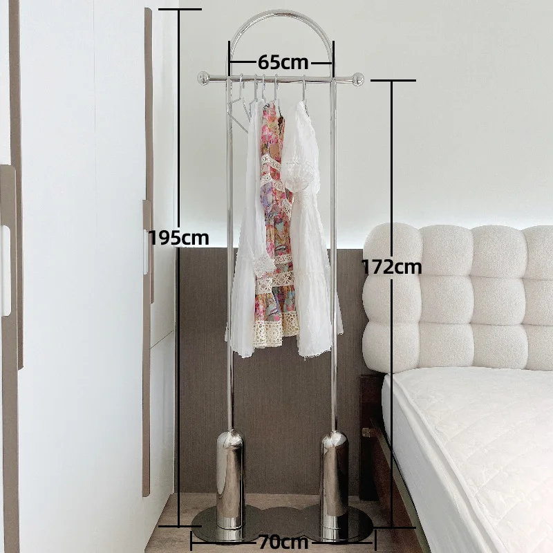 TTLight luxury stainless steel coat rack Home entrance storage hanger