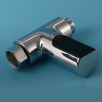DELAM-2X LED Display Shower Thermometer, Water Flow Self-Generating Electricity Shower Temperature Meter For Baby Care
