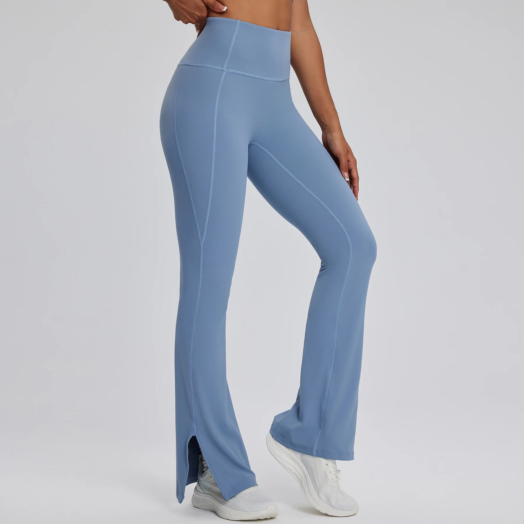 Fitness Bell-bottoms Women Sport Leggings High Waist Flared Pants Yoga Leggings Gym Jogging Quick Dry Push Up Wide Leg Pants