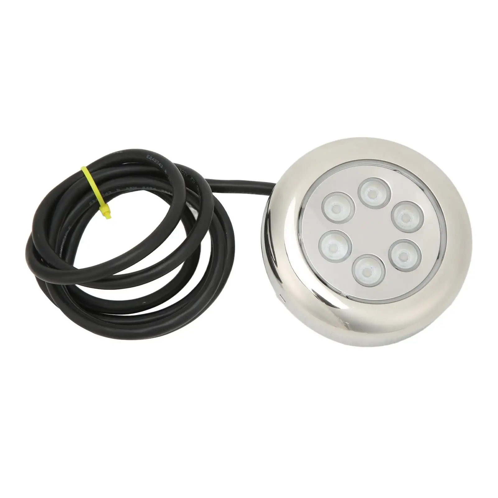 Waterproof LED Underwater Lamp - Heat Resistant, Low Power, Shockproof 3.5in Light for 12V-24V for marine Use