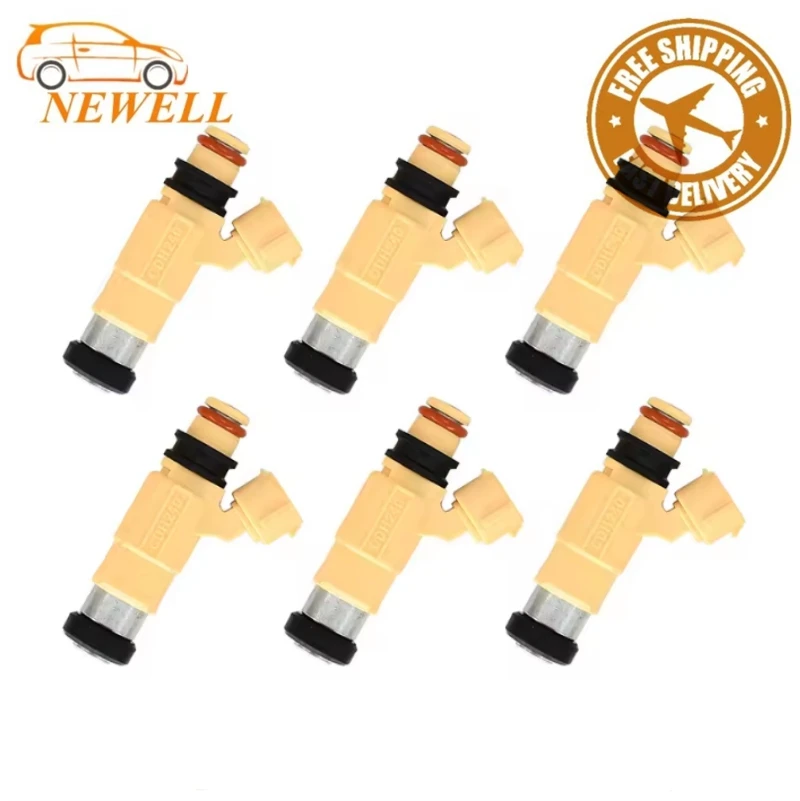 

6pcs 69J-13761-00-00 CDH240 Fuel Injector For Yamaha F200-F225 200HP 225HP Outboard 2002-2012 69J137610000