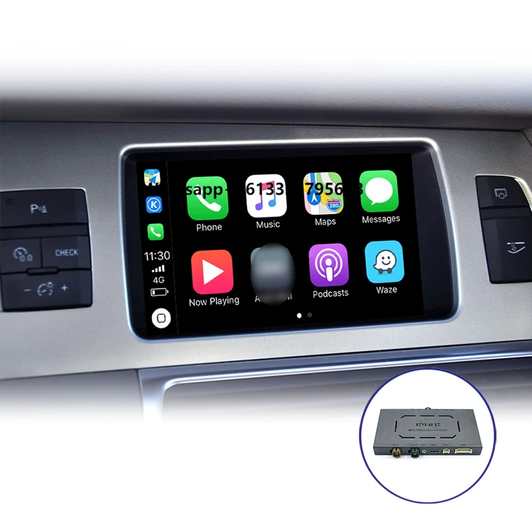 

JoyeAuto AI Box Wireless CarPlay Android Auto GPS Touch Screen USB Flash Play Mirror Link for Dashboard CD Player
