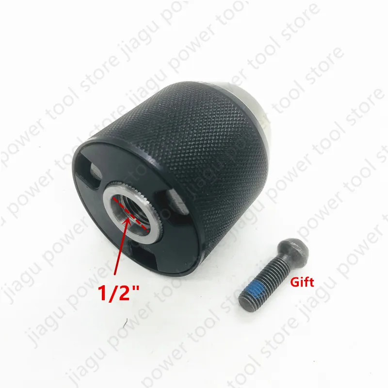 Mandril sem chave 13mm, substituição para dewalt dcd792 dcd797 dcd791 dcd790 dcd795 dc988k dc984kn dcd796 dc920k dc930k dc940k dc985 broca
