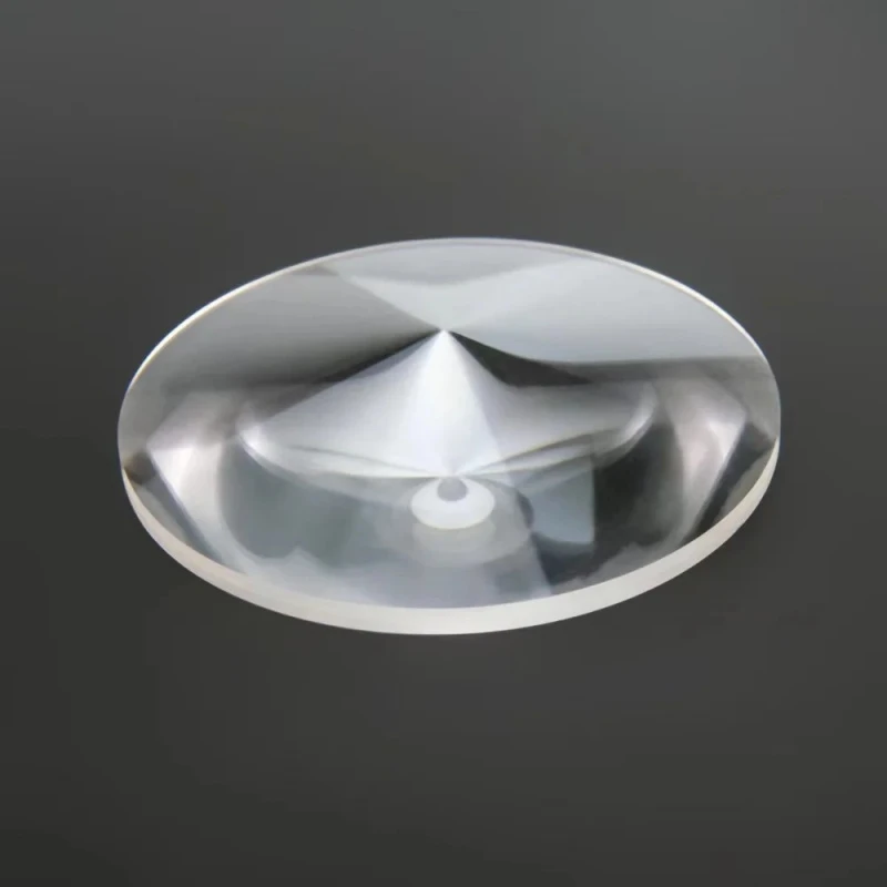 Fused Silica Axicon Conical Lens Mirror Exterior Optical Parts