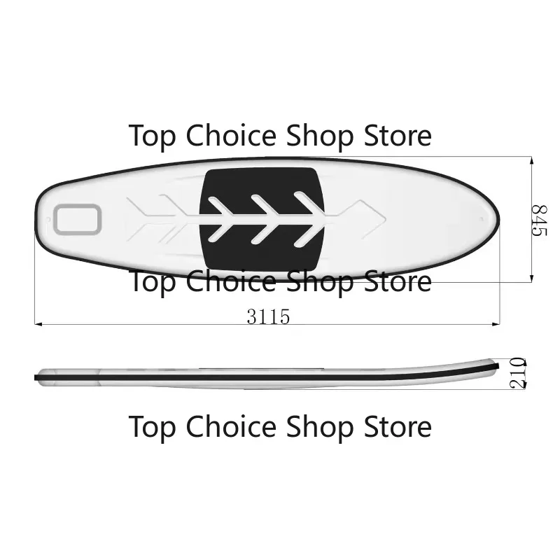 clear Surfing S U P paddle board Ocean board crystal PC Transparent sea sport stand up water rowing