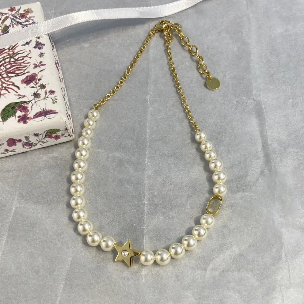 الخماسي قلادة اللؤلؤ أزياء المرأة مزاجه سوار اللؤلؤ #1