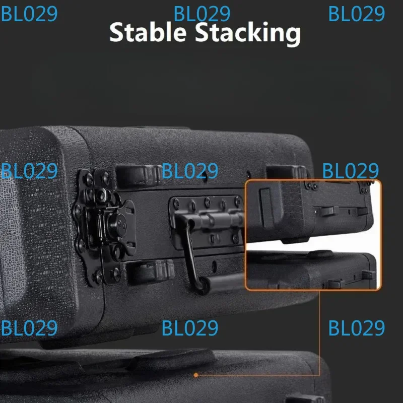 Wireless Microphone Microphone Storage Portable Aviation Cabinet New PE Toolbox Plastic U Box Digital Power Amplifier Receiver