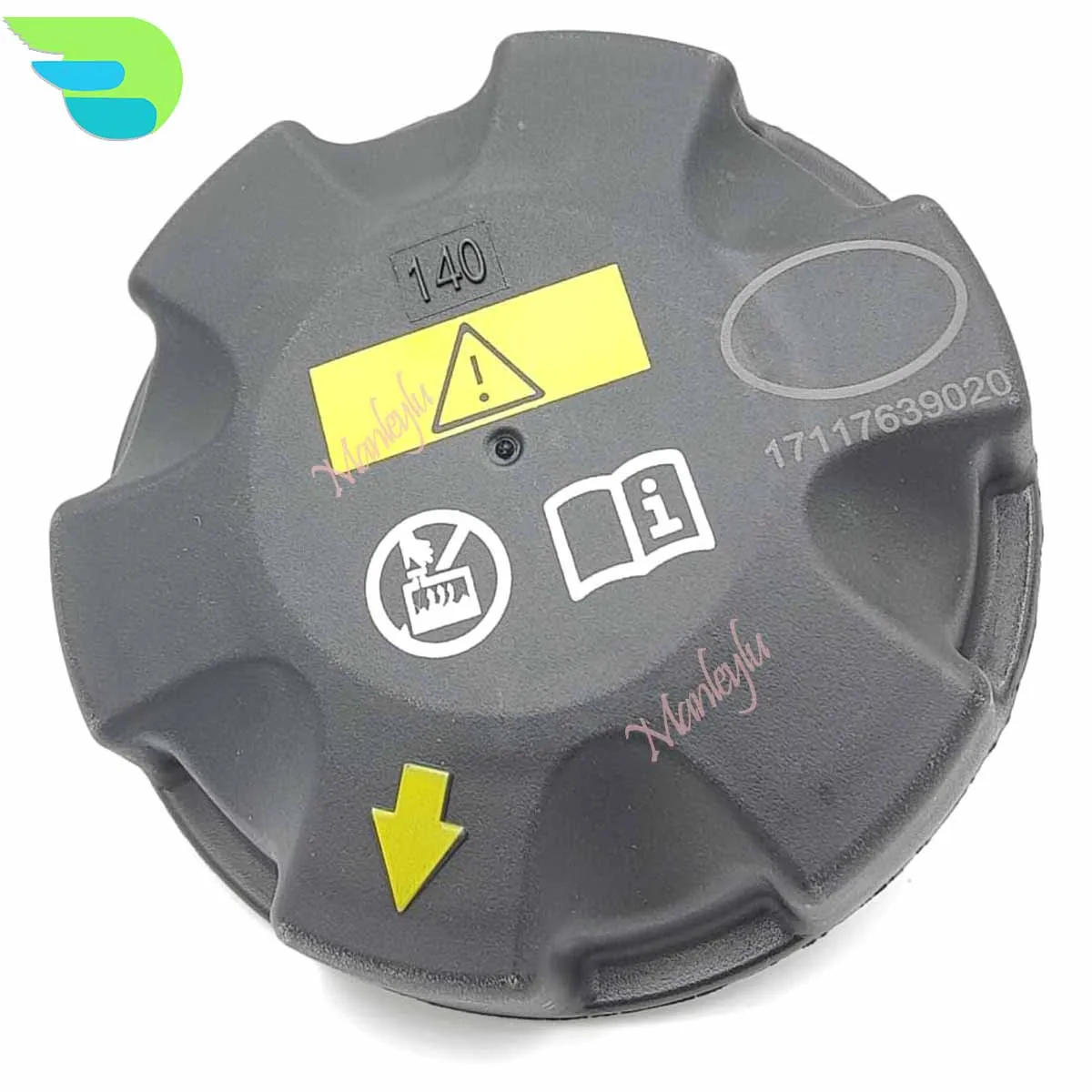 17117639020 Coolant Recovery Expansion Tank Cap Cover For BMW E90 E91 E92 E81 E82 E87 E88