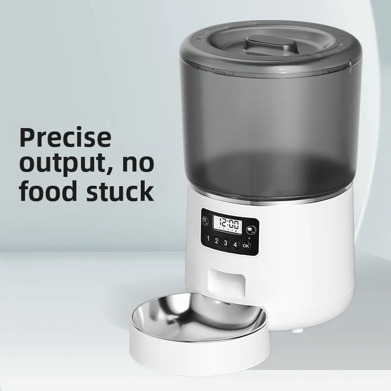 Automatic Pet Visual Feeder Intelligent Feeding Basin For Cats And Dogs WiFi Model 4L Remote Control