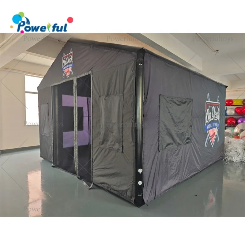 Foldable Inflatable Golf  Simulator Practice Tent Weather Resistant Inflatable Golf Sport Tent With Air Pump